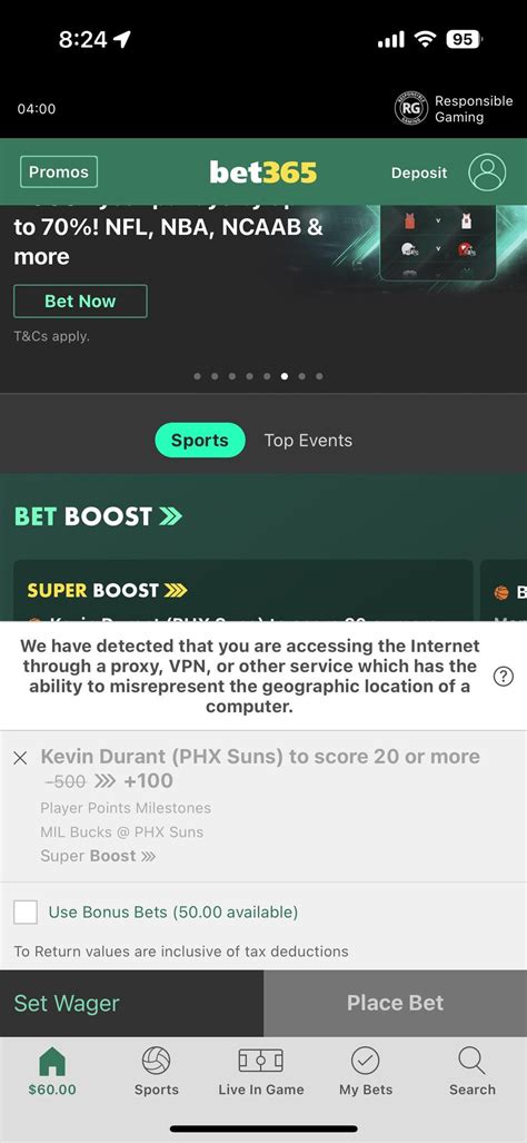 bet365 wont let me bet